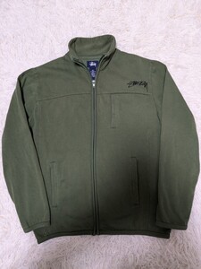 OLD STUSSY　紺タグ　ジップ　コットンフリース　