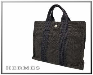 ☆HERMES/エルメス トートバッグ エールライントートPM グレー 新型金具送料税込み！