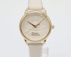 ヴィヴィアンウエストウッド レディース腕時計 VV163GDCM レザー クォーツ Vivienne Westwood z24-3613 中古品 z_w