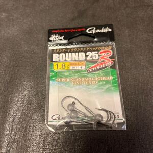 新品 がまかつ　ラウンド25 R ファインワイヤー 1.8g #1/0 ジグヘッド ミドスト ROUND25 ラウンド　ラウンド25R