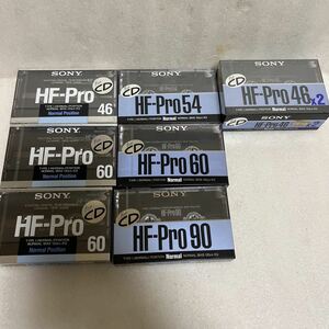 未使用保管品 SONY ソニー HF-PRO 46×3本、54、60×3本、90 計8本セット TYPE I