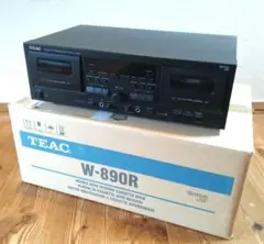 TEAC ダブルカセットデッキ w 890R　名機