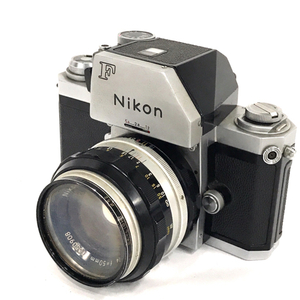 1円 Nikon F フォトミックFTN NIKKOR-S Auto 1:1.4 50mm 一眼レフフィルムカメラ レンズ C091537