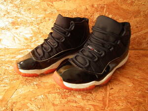 NIKE(ナイキ) AIR JORDAN 11 ブレッド(Bred) オリジナル US9.5/27.5cm (当時物 1995 130245-062 Black/True Red-White エア ジョーダン)