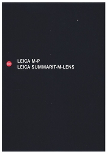 Leica ライカ M-P・SUMMARIT-M-LENS のカ タログ (新品)