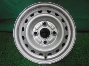 h35◆ダイハツ 純正 スチールホイール 12×4J◆ハイゼット等 12×4.00B 約+40 4H PCD100 中古鉄ホイール１本