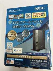 NECワイヤレスブロードバンドルータ PA-WR8600N HPモデル Wi-Fi 