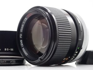 良品 Canon FD 85mm f1.8 S.S.C. SSC ポートレート 単焦点 プライム マニュアル オールドレンズ