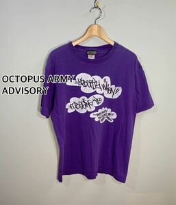 ■OCTOPUS ARMY オクトパスアーミー■ADVISORY プリントTシャツ ANVILボディー:L☆BH-518