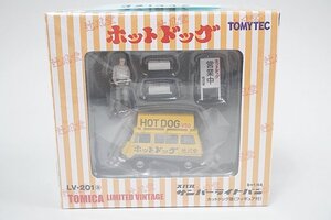 新品 TOMICA トミカリミテッドヴィンテージ TLV 1/64 スバル サンバー ライトバン ホットドッグ屋 黄/黒 フィギュア付 LV-201a