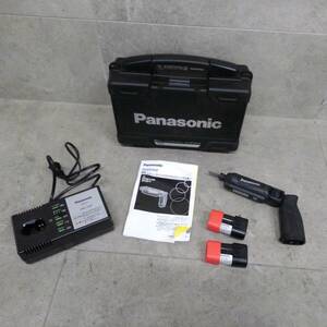 24横/A063888-3/H122-827/MM3000　パナソニック Panasonic 7.2V 充電スティックインパクトドライバー EZ7521 バッテリー2点 充電器