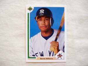 RC バーニー・ウイリアムス【Bernie Williams】◆UPPER DECK 1991 ニューヨークヤンキース ルーキーカード ROOKIE
