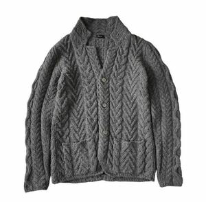 AW2011 JILSANDER by RAF cable cardigan ジルサンダー　カーディガン　ラフ期