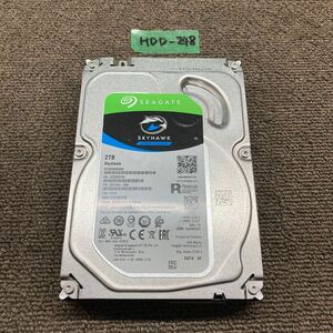 HDD-248 激安 HDD2TB 3.5インチ SATA 14380時間 内蔵HDD SEAGATE ST2000VX008-2E3164 Crystaldiskinfoにて正常品 中古