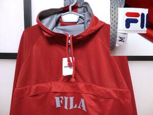 新品 90s フィラ メッシュ地 アノラック パーカー / 90年代 FILA プルオーバー ジャケット デッドストック