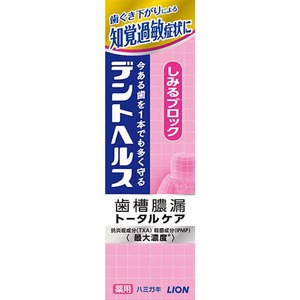 デントヘルス薬用ハミガキしみるブロック85G × 10点