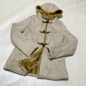 3726☆ UNITED ARROWS ユナイテッドアローズ トップス アウター ダッフルコート ムートン レディース M ベージュ