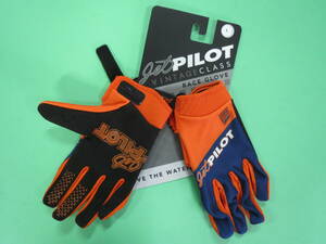 ★☆ JETPILOT Vintage Race Glove ヴィンテージレースグローブ Navy/Orange Lサイズ 新品 ★☆