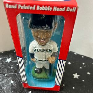 MLB Genuine Hand Painted Bobble Head Doll 2001 イチロー　ホーム　Seattle Mariners ハンドペイントバブルヘッドフィギュア　マリナーズ