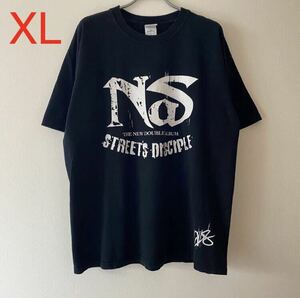 古着 Y2K Nas Street‘s Disciple Album Promo Tee XL Black 2004 Rap Band Tシャツ バンドT ラップT ナス ナズ アルバム プロモ