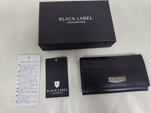 (送料込み 未使用)5連キーケース ブラックレーベルクレストブリッジBLACK LABEL CRESTBRIDGE三陽商会