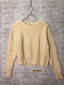 GREEN LABEL RELAXING グリーンレーベルリラクシング ユナイテッドアローズ ウール混 ショート クロップド丈 ニットセーター トップス