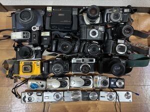 コンパクトフィルムカメラ コンパクトデジタルカメラ カメラ Canon FUJIFILM Nikon Panasonic PENTAX Konica OLYMPUS まとめて ジャンク