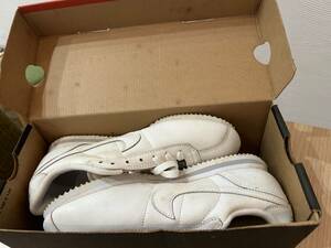 ＊5546【NIKE/ナイキ】サイズ 27cm CORTEZ Ⅱ white スニーカー コルテッツ ベーシック ホワイト 白 未使用 長期保管品 シミあり