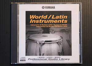 YAMAHA CD SAMPLER PSLCD-106 Word/Latin Instruments A3000A4000A5000 STUDIO LIBRARY