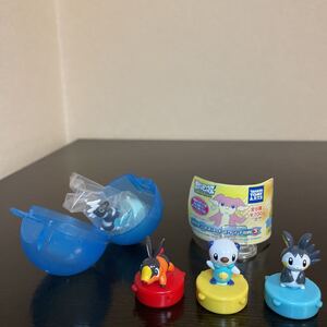 ポケモン マスコット スタンプ BW 4種 ポカブ ミジュマル エモンガ シママ フィギュア ポケットモンスター