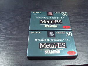 SONY Metal・ES メタルカセットテープC-50MTLESA１本 /C-80MTLESA１本 