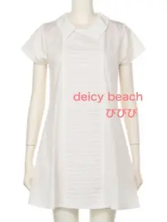 deicy beach 襟付きワンピース ミニワンピ デイシービーチ レース