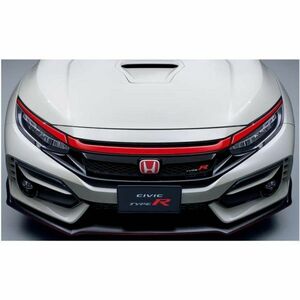 新品 正規純正品 FK8 フロント グリル ガーニッシュ フレイムレッド シビック タイプＲ ホンダ シビR TypeＲ genuine HONDA バンパーグリル