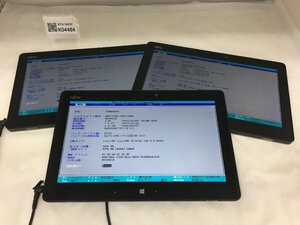 ジャンク3台セット/FUJITSU ARROWS Tab Q665/Core M-5Y10c 0.80GHz/128GB/4GB/11.6インチ/OS無し/高解像度/AC欠品