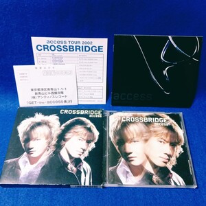 ☆ディスク美品☆ access / CROSSBRIDGE 《初回限定盤 フォトブック付》 アルバム CD アクセス 浅倉大介 貴水博之 Only the love survive