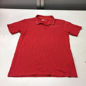 送料無料★NIKEGOLF ナイキゴルフ DRY-FIT★半袖Tシャツ ポロシャツ ゴルフシャツ ゴルフウェア★赤★メンズMサイズ#30916sNj113