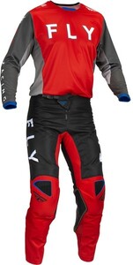 M/30インチ MXウエア 上下セット FLY 23 KINETIC KORE レッド/グレー ジャージ＆パンツ モトクロス 正規輸入品 WESTWOODMX