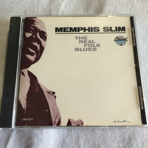 MEMPHIS SLIM「THE REAL FOLK BLUES」＊シカゴ・ブルーズ・ピアニスト、メンフィス・スリムが1966年にリリースしたチェス原盤アルバム