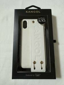 KANGOL iPhoneケース iPhoneX/XS ホワイト ロゴ ハンドル Gizmobies スマートフォンケース スマホケース 新品未使用品