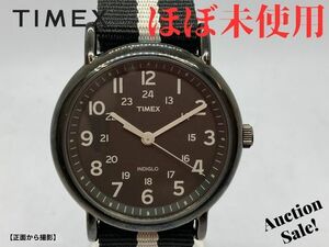 【可動品】 TIMEX タイメックス 腕時計 T2N889 クオーツ 文字盤ブラック色 専用箱付属 未使用