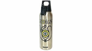 1円●未使用●LOEWE×SIGG●0.5Lステンレスボトル●ロゴ入り水筒●500ml 軽量 茶葉フィルター付き シルバー ロエベ シグ 保冷 タンブラー