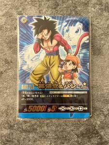 ドラゴンボール 超カードゲーム 箔押キラカード DB-1037-Ⅱ 孫悟空＆パン　DRAGONBALL CARDGAME