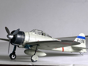 【atsudra工房完成品】1/48 零戦21型 台南航空隊 佐伯一飛曹機