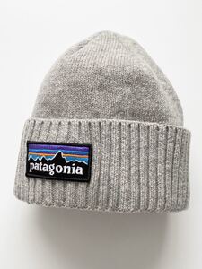 未使用★patagonia ブロデオ ビーニー パタゴニア フィッツロイ ロゴ ウール ニットキャップ ニット帽 キャップ 新品