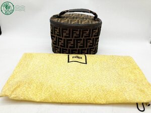 AK0604969　■FENDI フェンディ バッグ カバン ハンドバッグ ズッカ柄 総柄 キャンバス生地 ブラウン系 レディース 中古品 used品