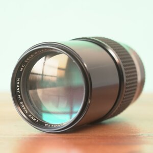 ミノルタ MC TELE ROKKOR-QF 200mm f3.5 オールドレンズ 696