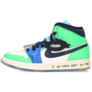 ナイキ スニーカー WMNS AIR JORDAN 1 MID FEARLESS Melody Ehsani CQ7629-100 23.5cm メロディーエサニエアジョーダン1ミッド 中古 SB01