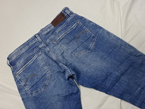 1円スタート☆G-STAR☆3301 Deconstructed skinny☆33☆ウェスト約88cm