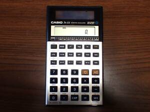 【中古】CASIO カシオ FX-115 関数電卓 ソーラー電卓