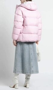 新品未使用　定価178000円 MSGM ダウンジャケットTechno Fabric Puffer Jacket IT38 ピンク　1円スタート売り切り！パリピkawaii(ω )